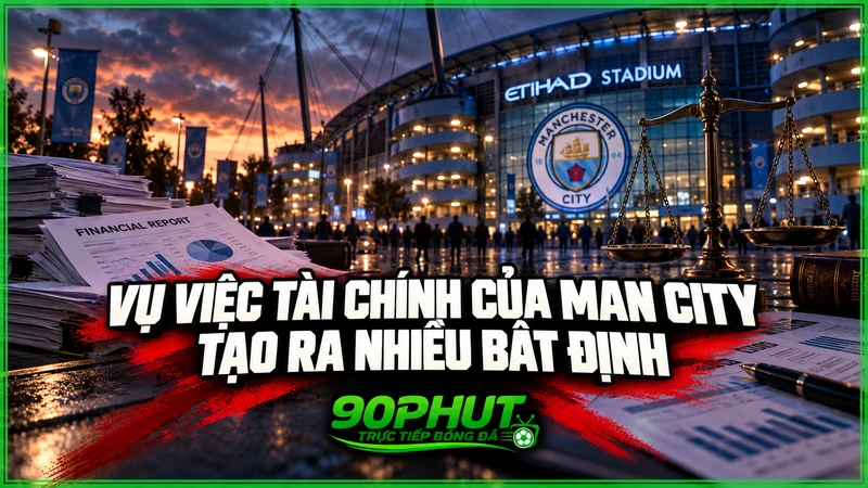 Vụ việc tài chính của Man City tạo ra nhiều bất định Vụ việc tài chính của Man City tạo ra nhiều bất định